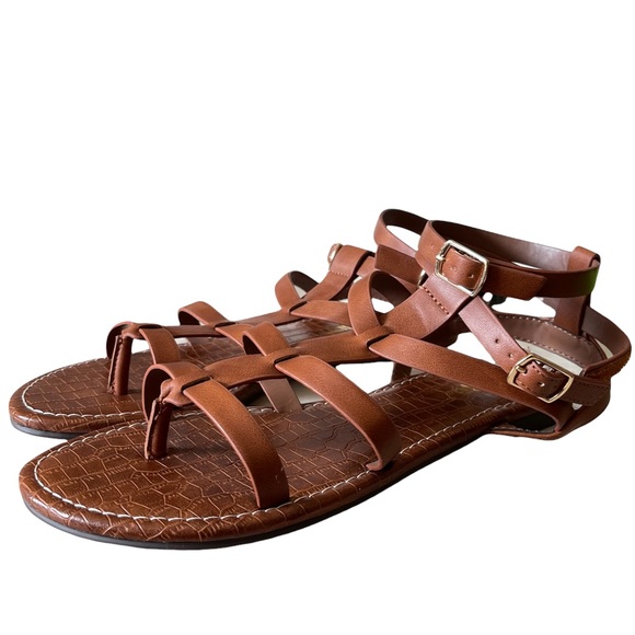 Unr8ed Surenity Strappy Sandals Brown Size 8 - Picture 2 of 12